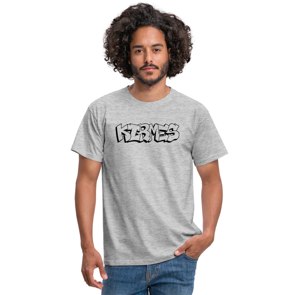 T-Shirt Kirmes "Graffiti" - heather grey