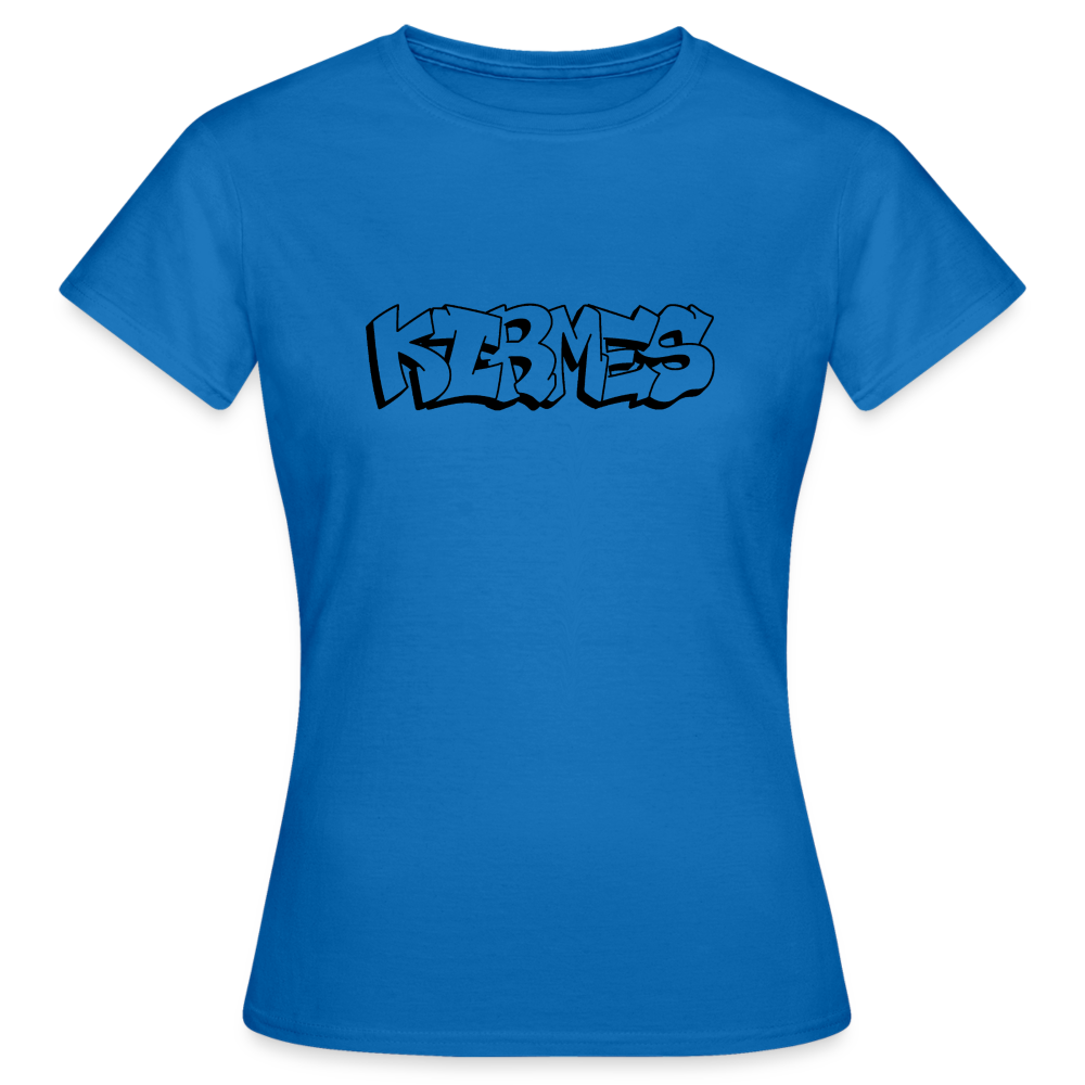 T-Shirt Ladies Kirmes "Graffiti" - royal blue