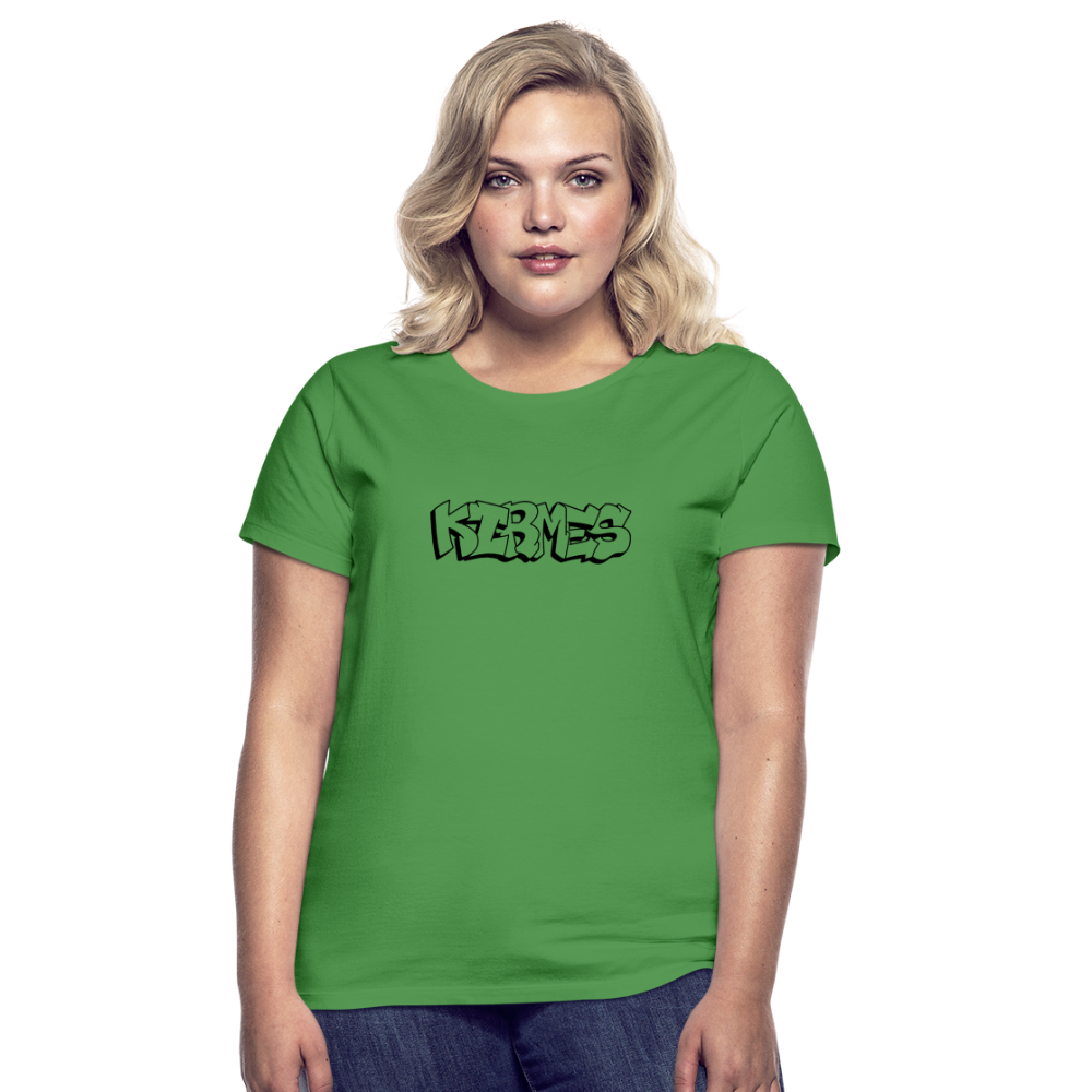 T-Shirt Ladies Kirmes "Graffiti" - kelly green