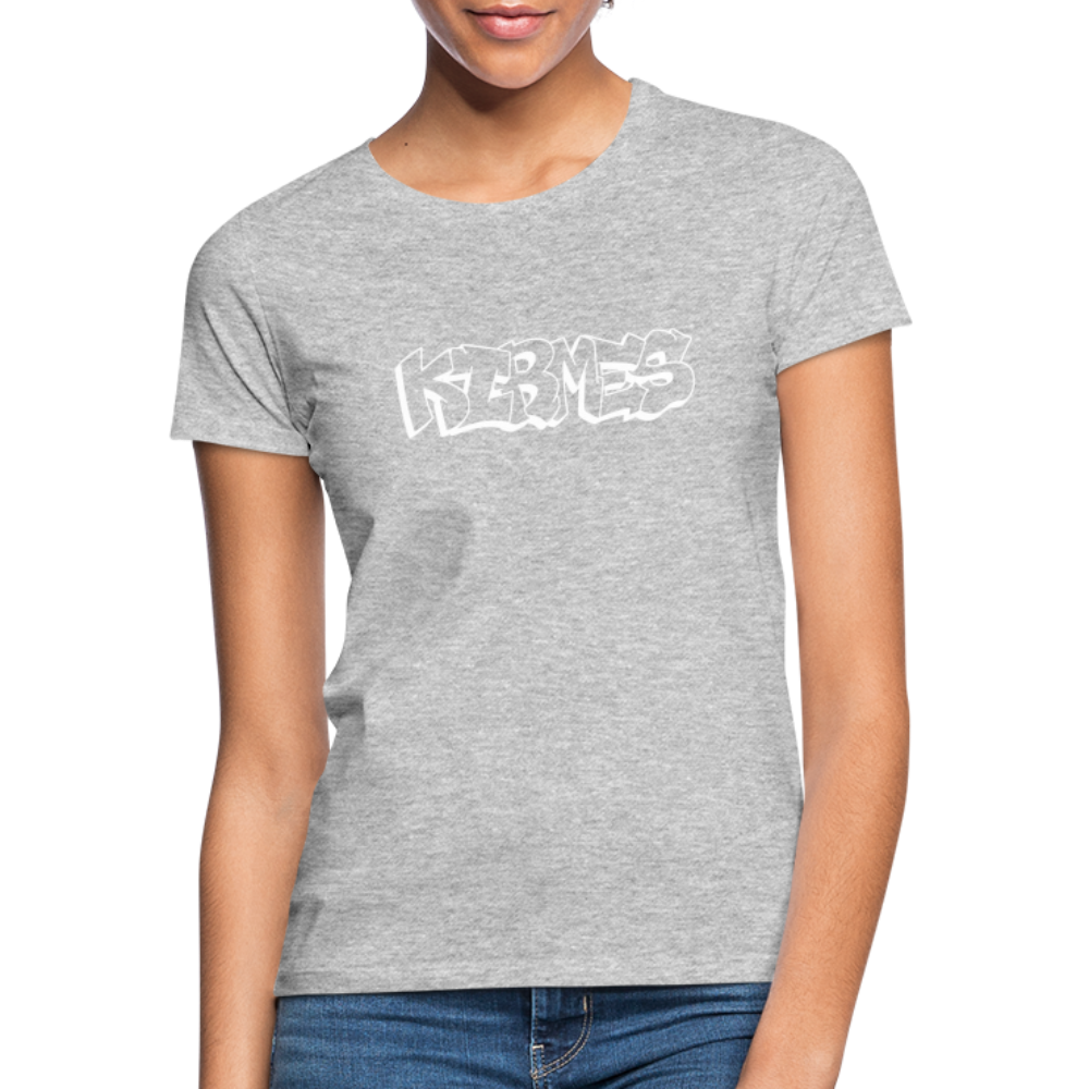 T-Shirt Ladies Kirmes "Graffiti" Bright Edition - heather grey