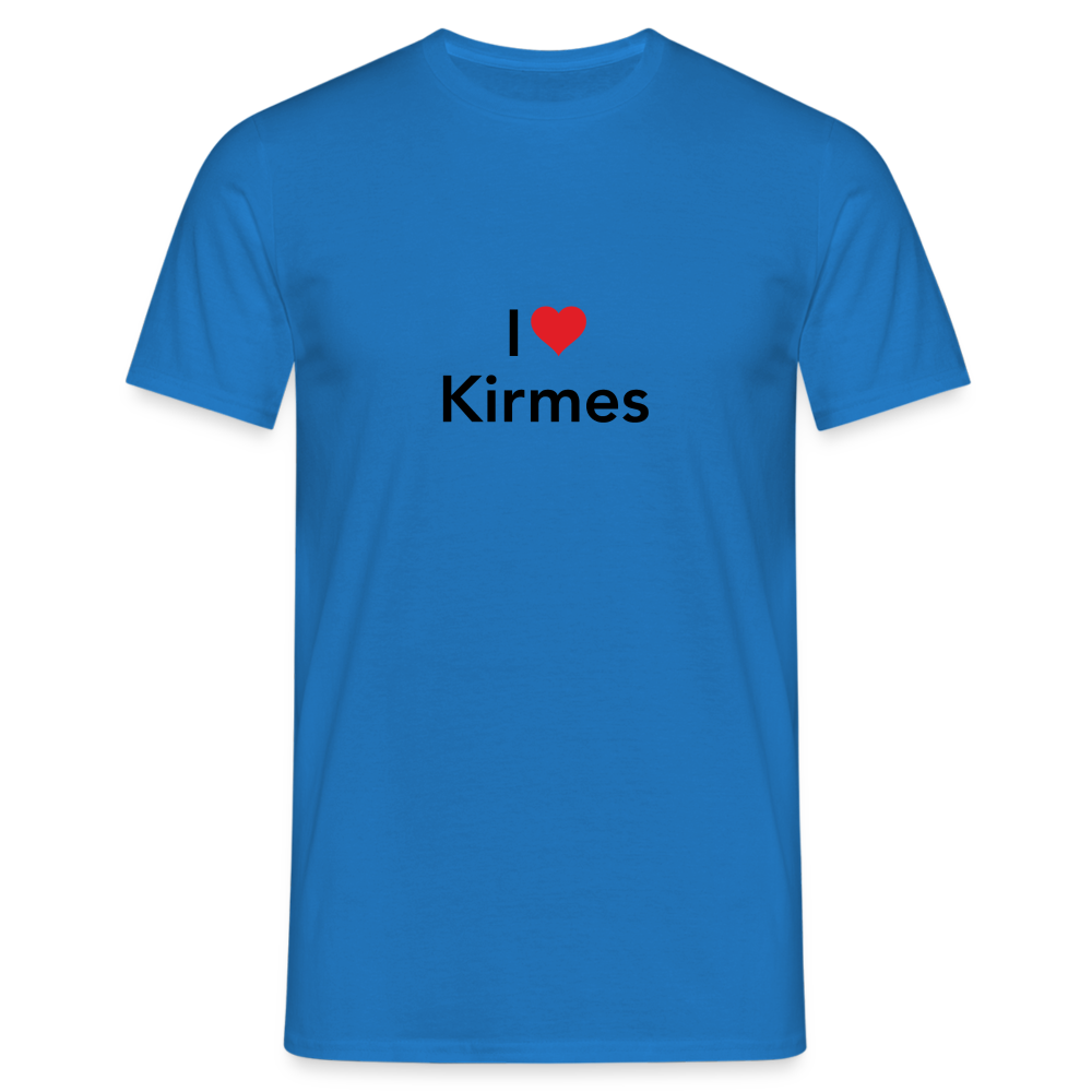 T-Shirt "I Love Kirmes" - royal blue