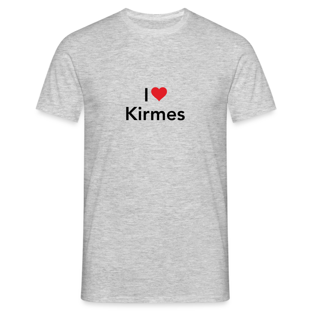 T-Shirt "I Love Kirmes" - heather grey