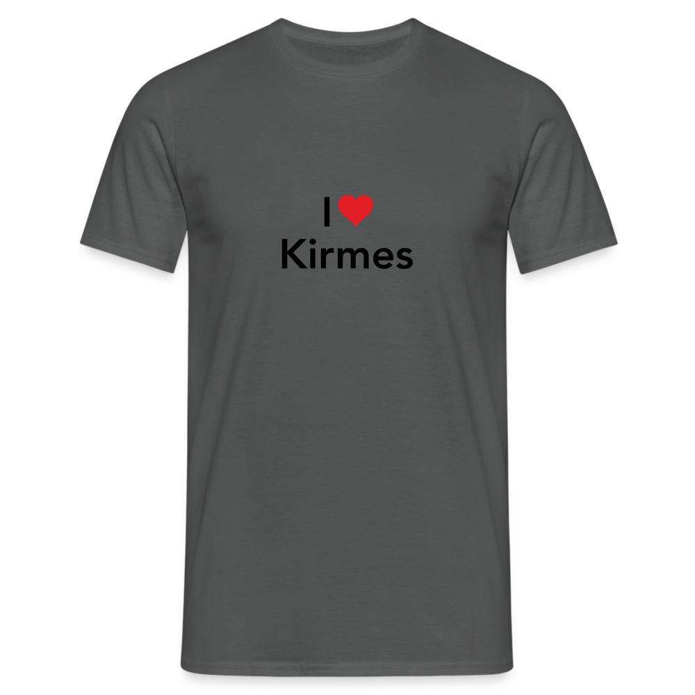 T-Shirt "I Love Kirmes" - charcoal grey