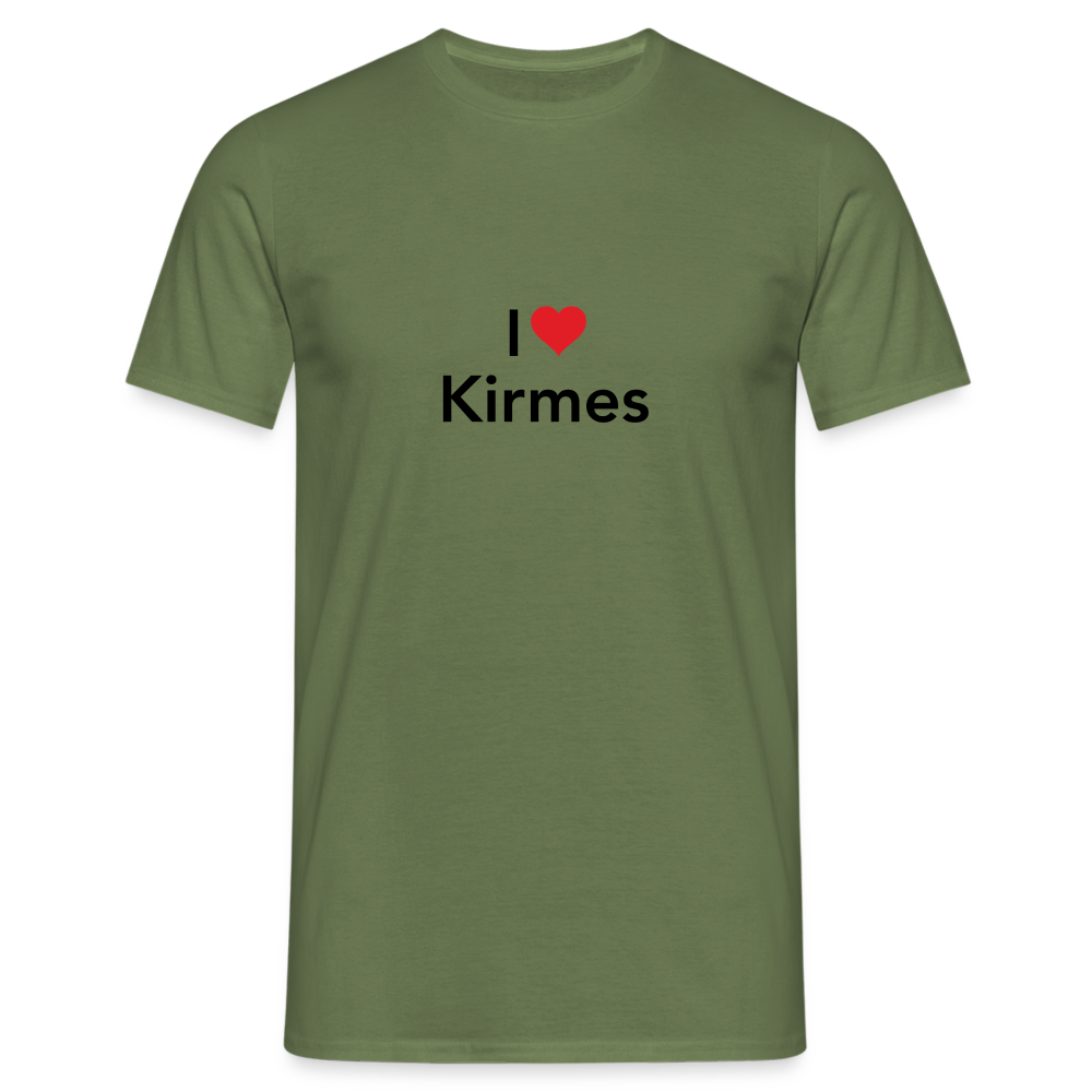 T-Shirt "I Love Kirmes" - military green