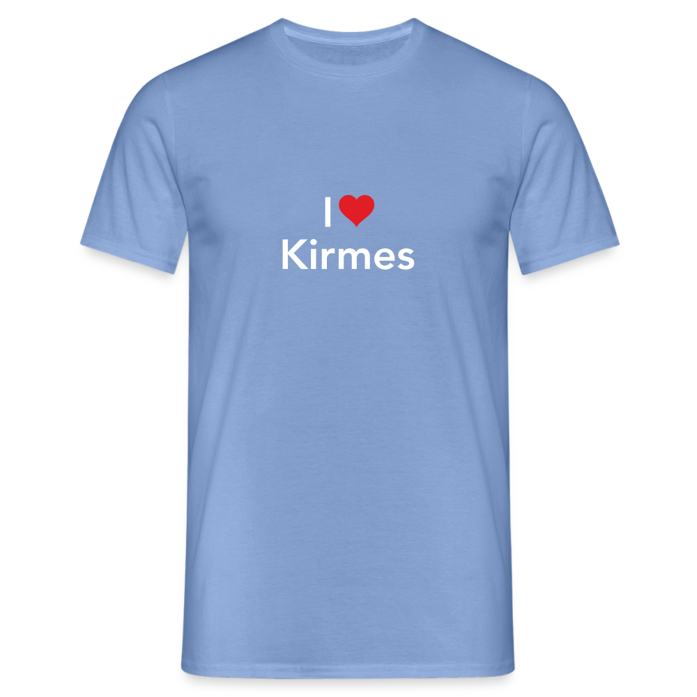 T-Shirt "I Love Kirmes" Bright Edition - carolina blue