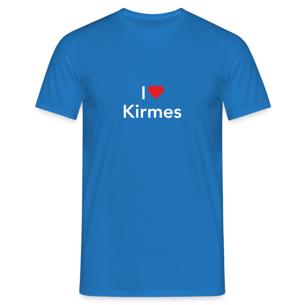 T-Shirt "I Love Kirmes" Bright Edition - royal blue