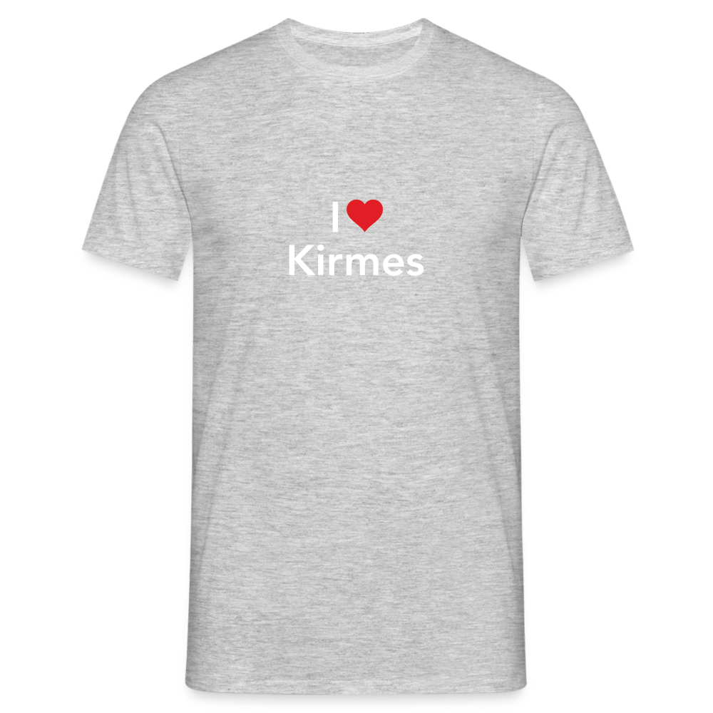 T-Shirt "I Love Kirmes" Bright Edition - heather grey