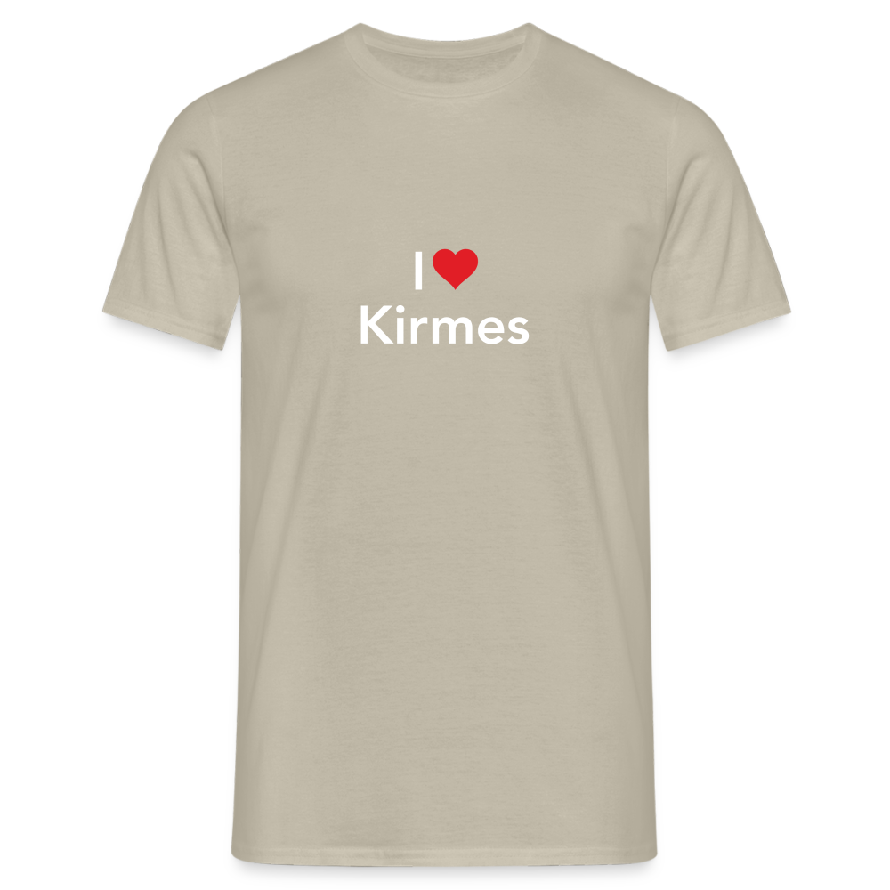 T-Shirt "I Love Kirmes" Bright Edition - sand beige