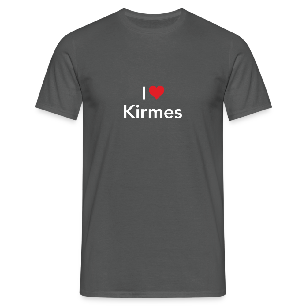 T-Shirt "I Love Kirmes" Bright Edition - charcoal grey