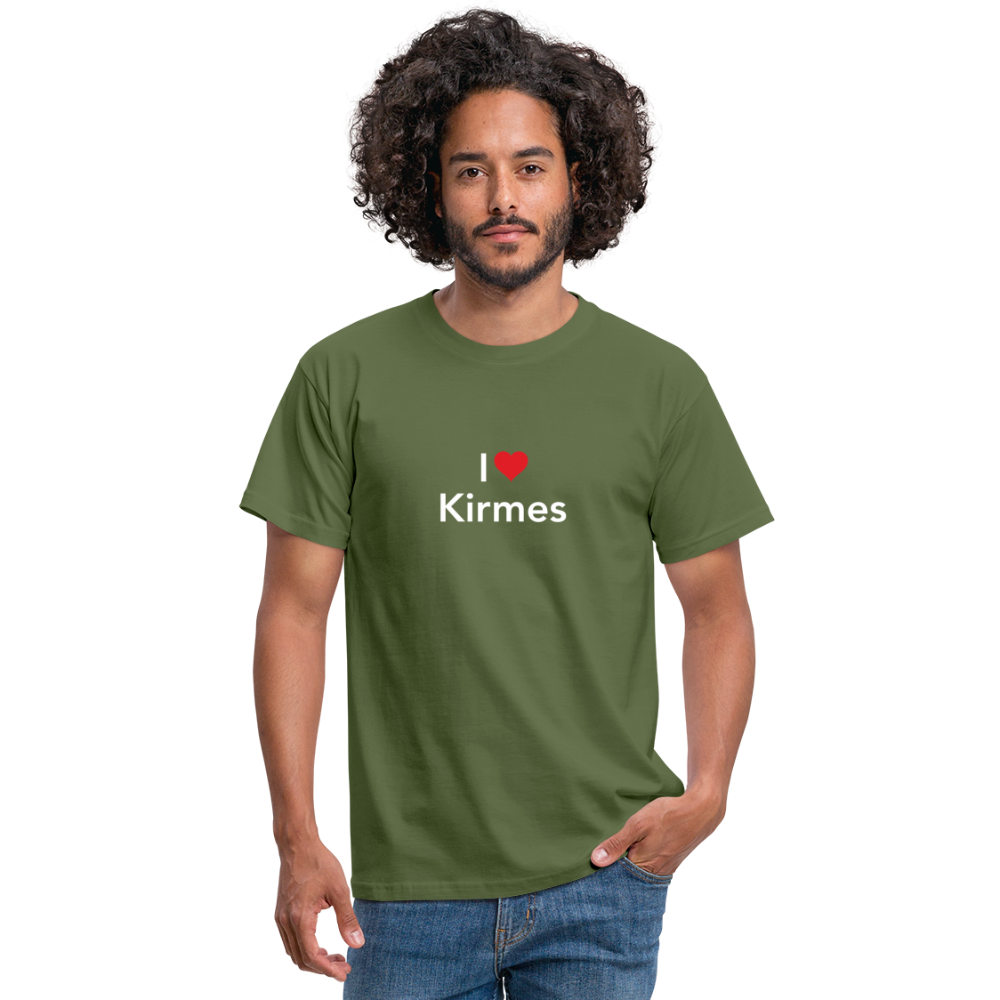 T-Shirt "I Love Kirmes" Bright Edition - military green