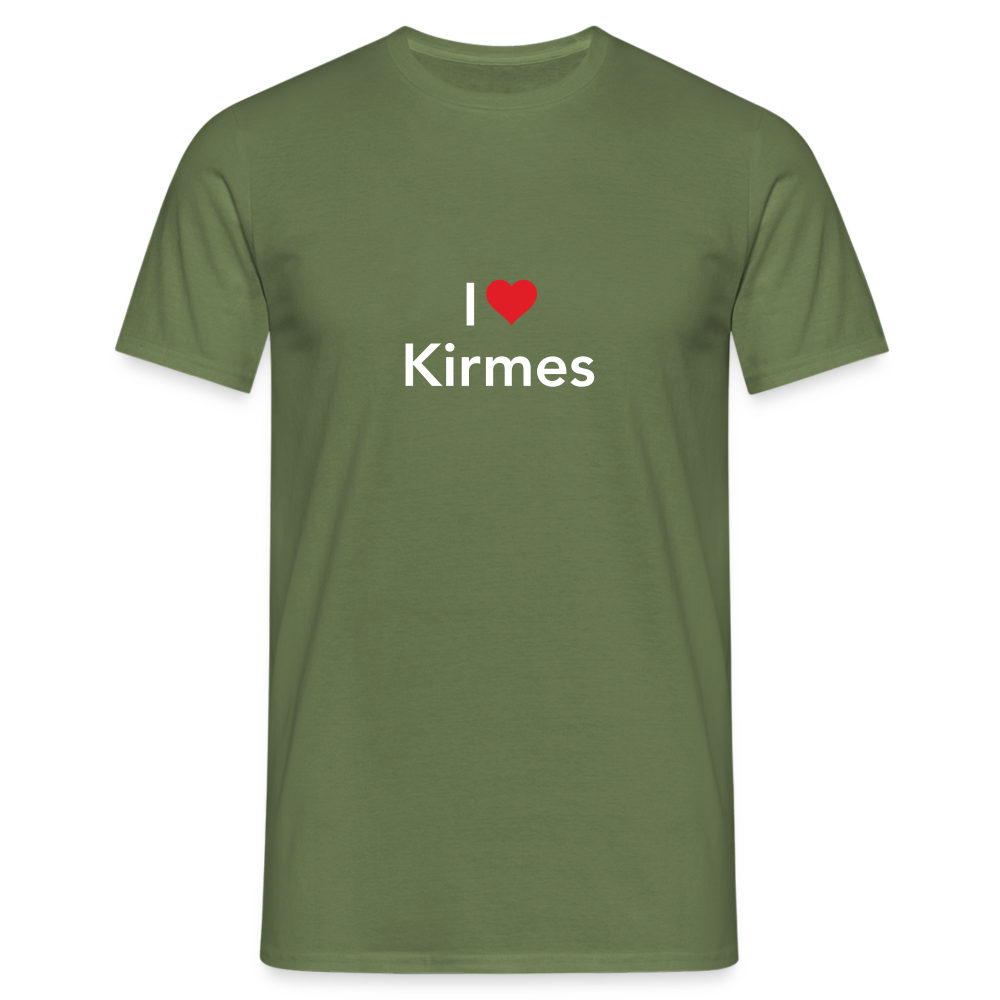 T-Shirt "I Love Kirmes" Bright Edition - military green