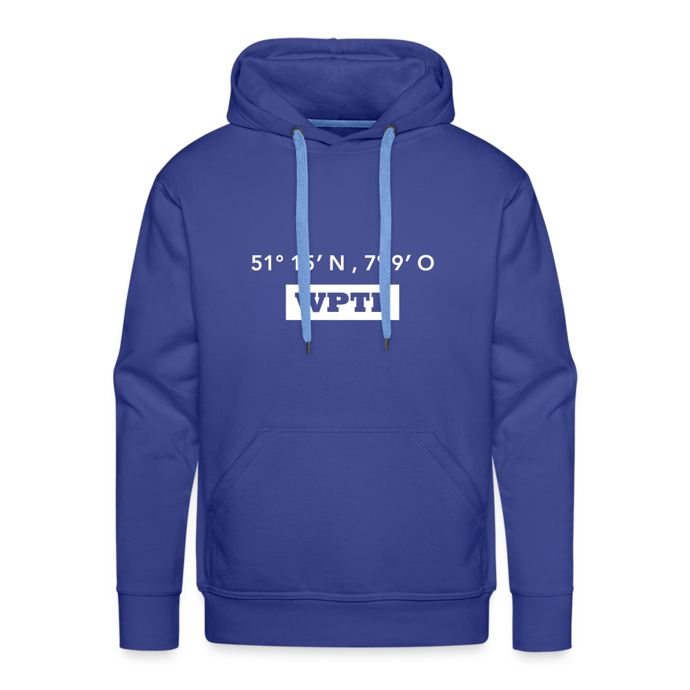 Hoodie WPTL "GPS" Bright Edition - royal blue