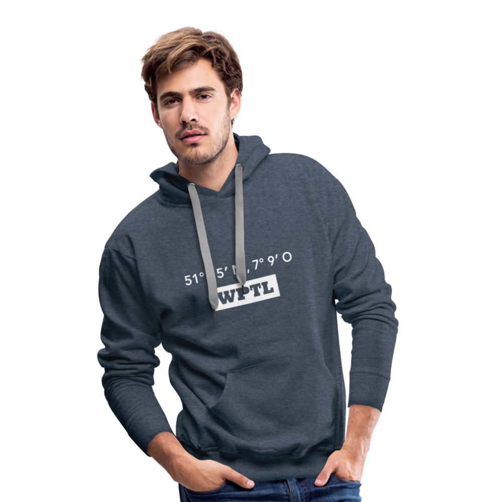 Hoodie WPTL "GPS" Bright Edition - heather denim