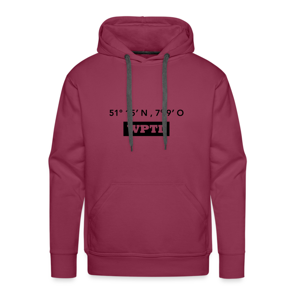 Hoodie WPTL "GPS" Dark Edition - bordeaux