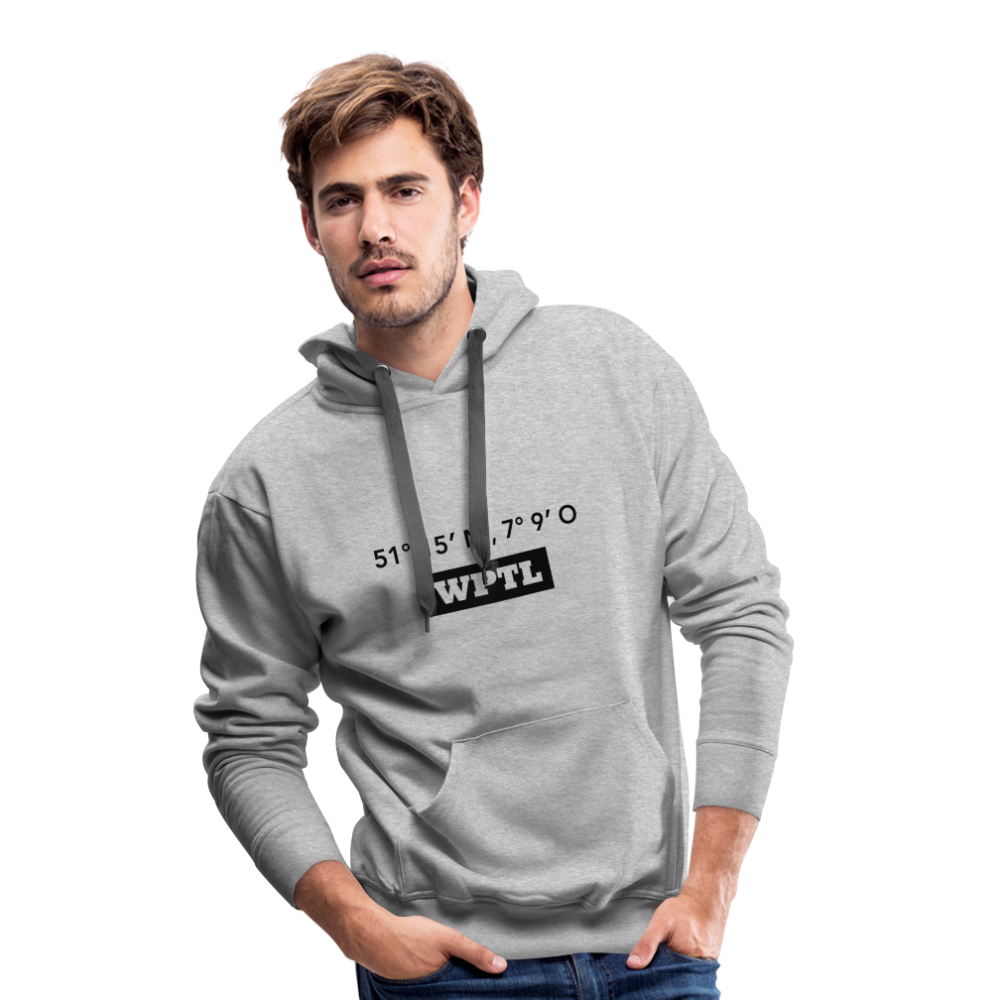 Hoodie WPTL "GPS" Dark Edition - heather grey