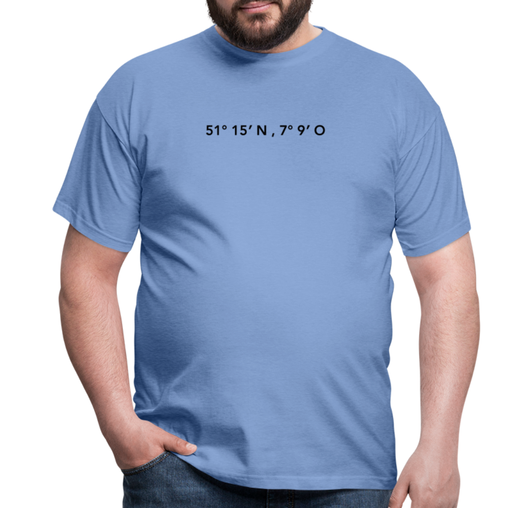 T-Shirt Wuppertal "GPS" - carolina blue