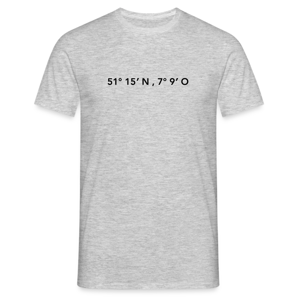 T-Shirt Wuppertal "GPS" - heather grey
