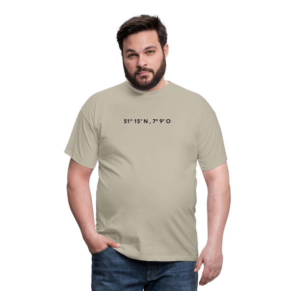T-Shirt Wuppertal "GPS" - sand beige