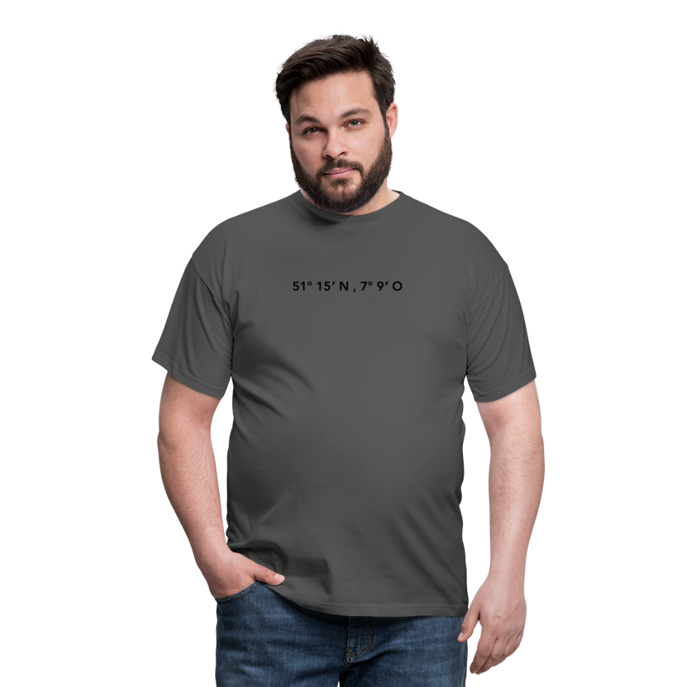 T-Shirt Wuppertal "GPS" - charcoal grey