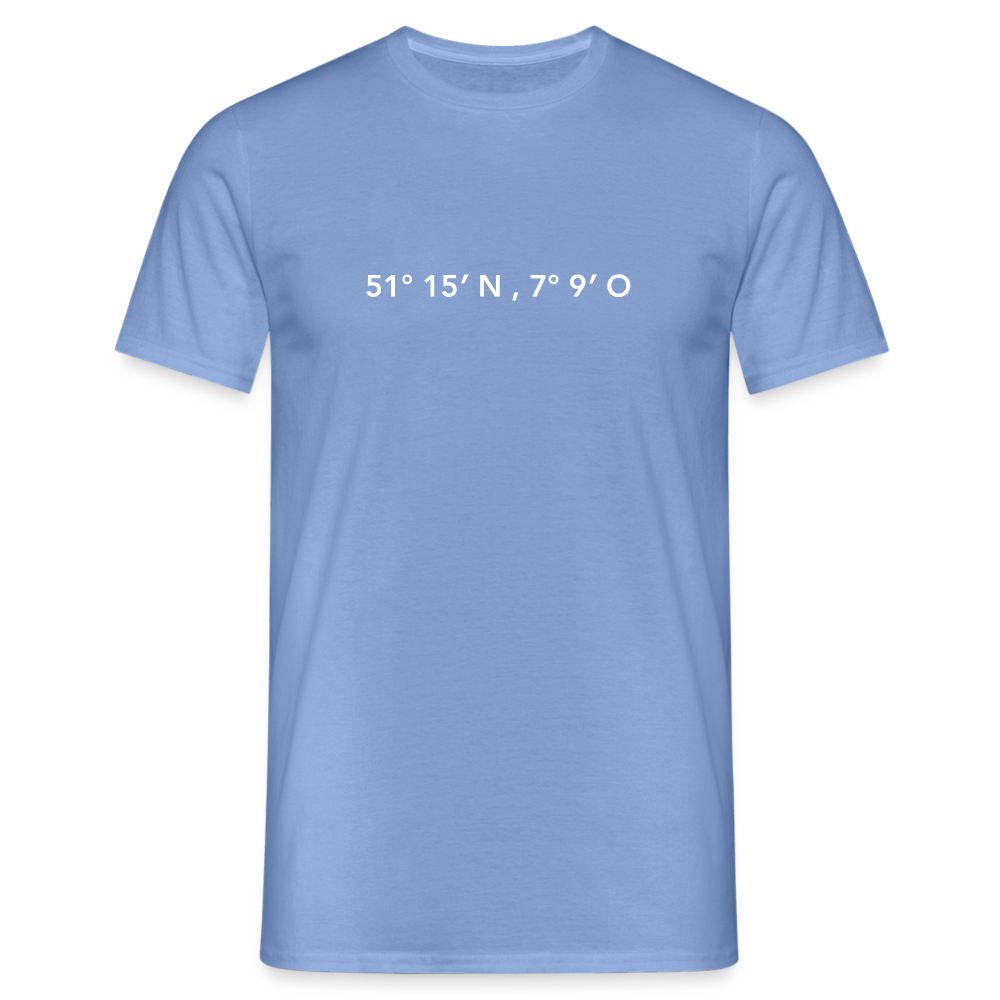 T-Shirt Wuppertal "GPS" Bright Edition - carolina blue