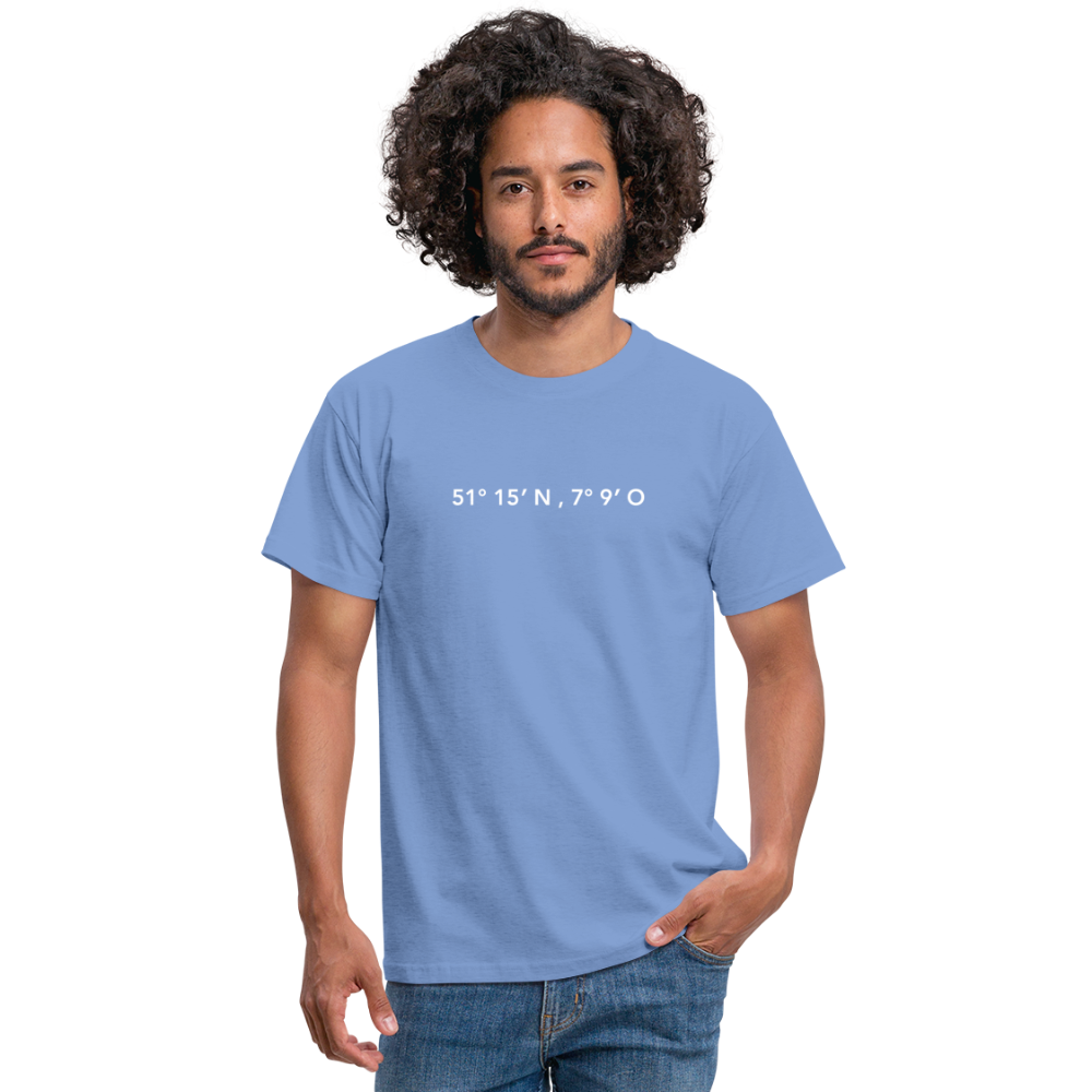 T-Shirt Wuppertal "GPS" Bright Edition - carolina blue