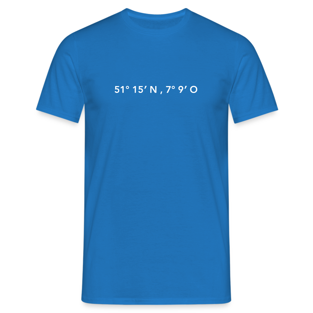 T-Shirt Wuppertal "GPS" Bright Edition - royal blue