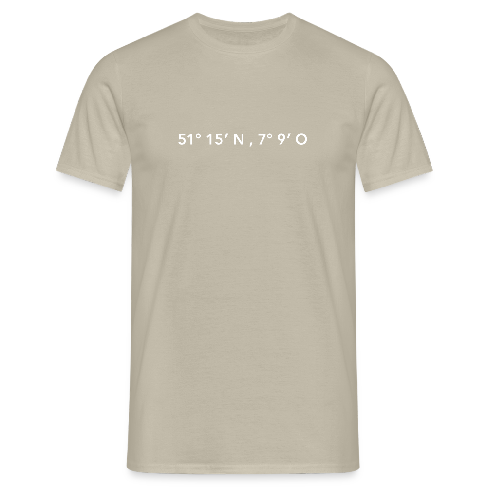 T-Shirt Wuppertal "GPS" Bright Edition - sand beige