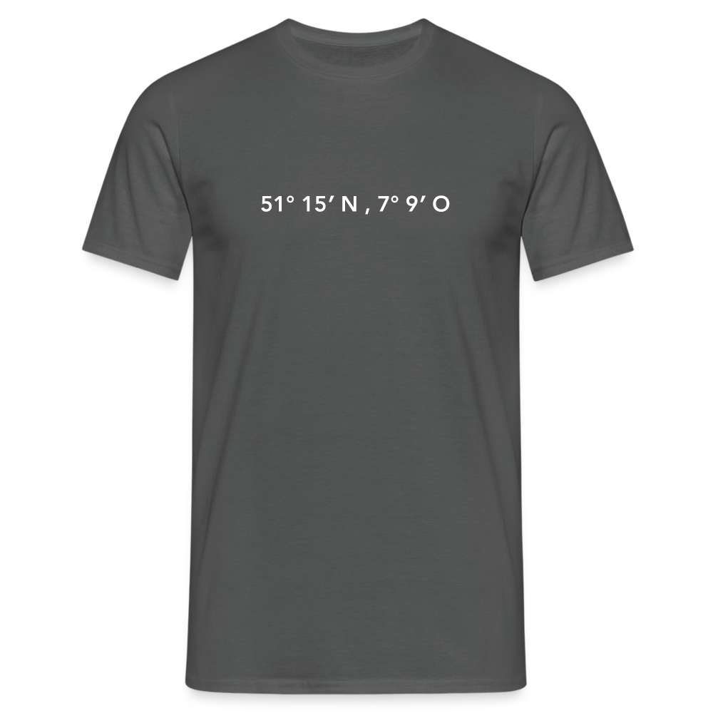 T-Shirt Wuppertal "GPS" Bright Edition - charcoal grey