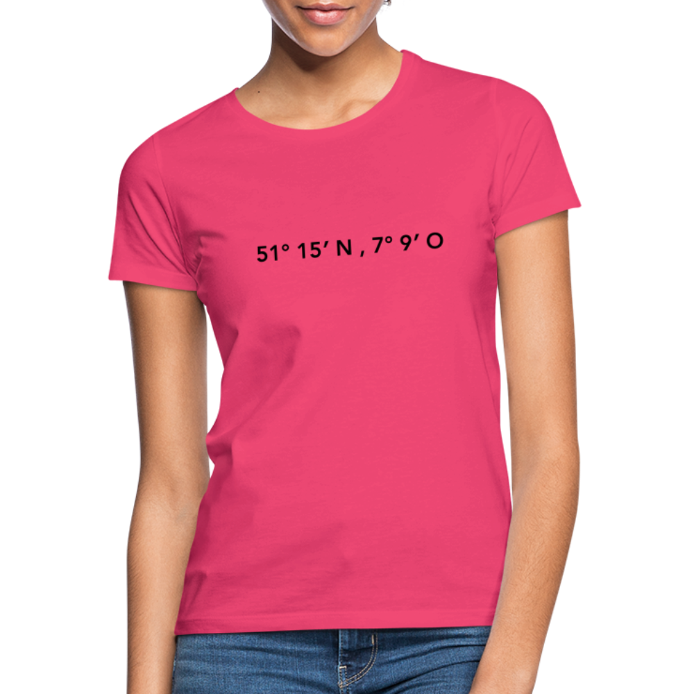 T-Shirt Ladies Wuppertal "GPS" - azalea