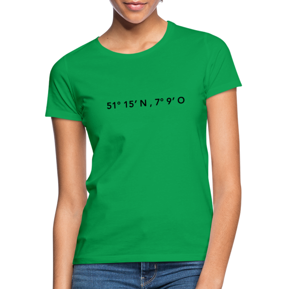 T-Shirt Ladies Wuppertal "GPS" - kelly green