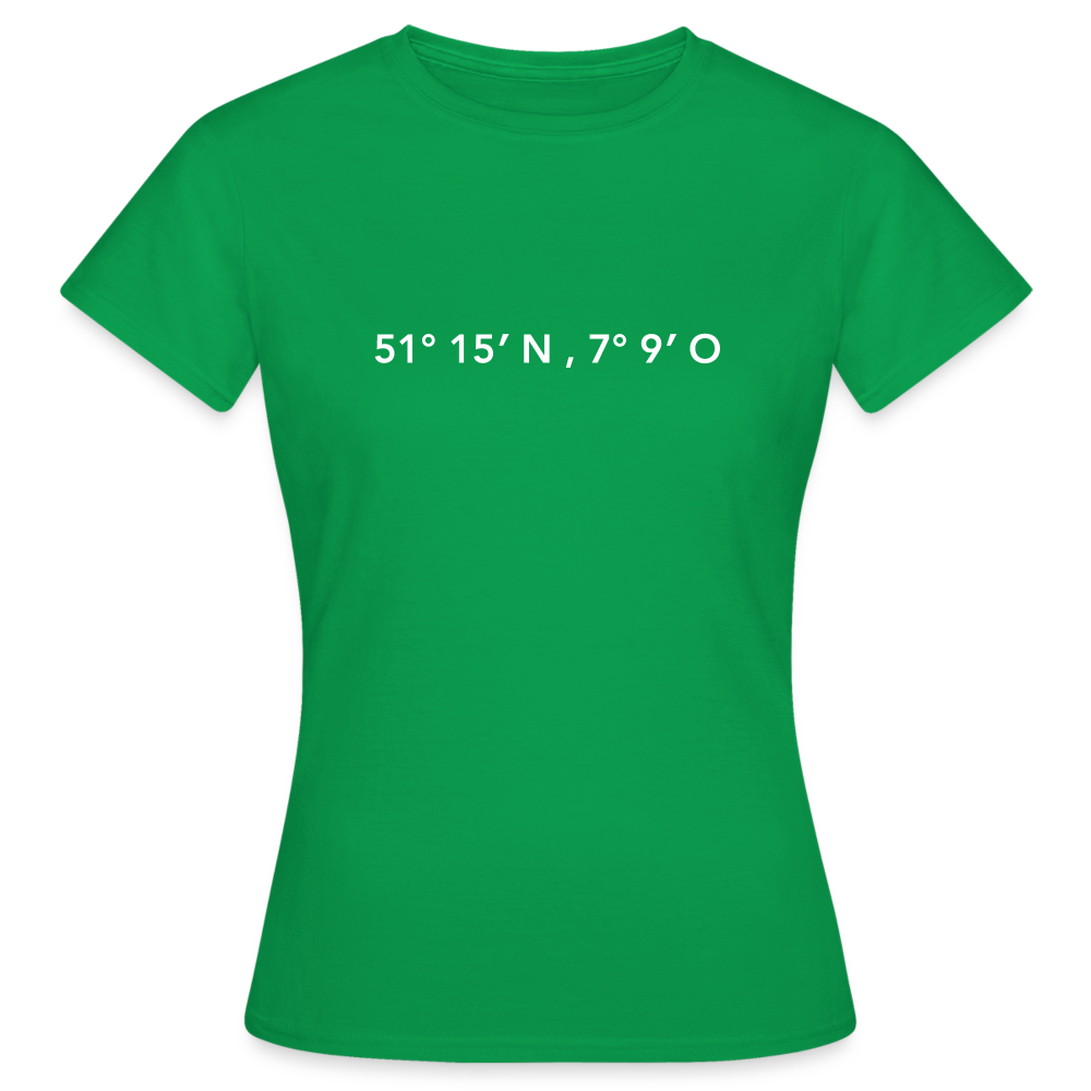 T-Shirt Ladies Wuppertal "GPS" Bright Edition - kelly green