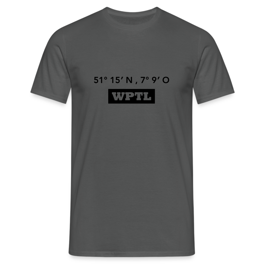 T-Shirt WPTL "GPS" - charcoal grey
