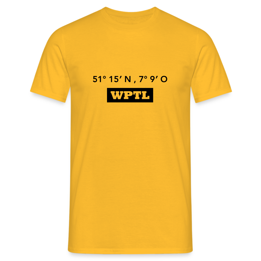 T-Shirt WPTL "GPS" - yellow