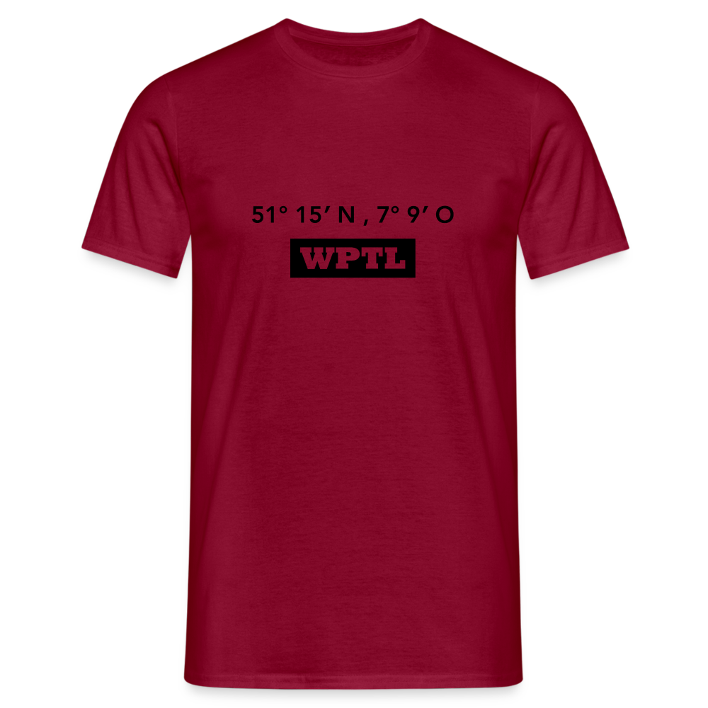 T-Shirt WPTL "GPS" - brick red