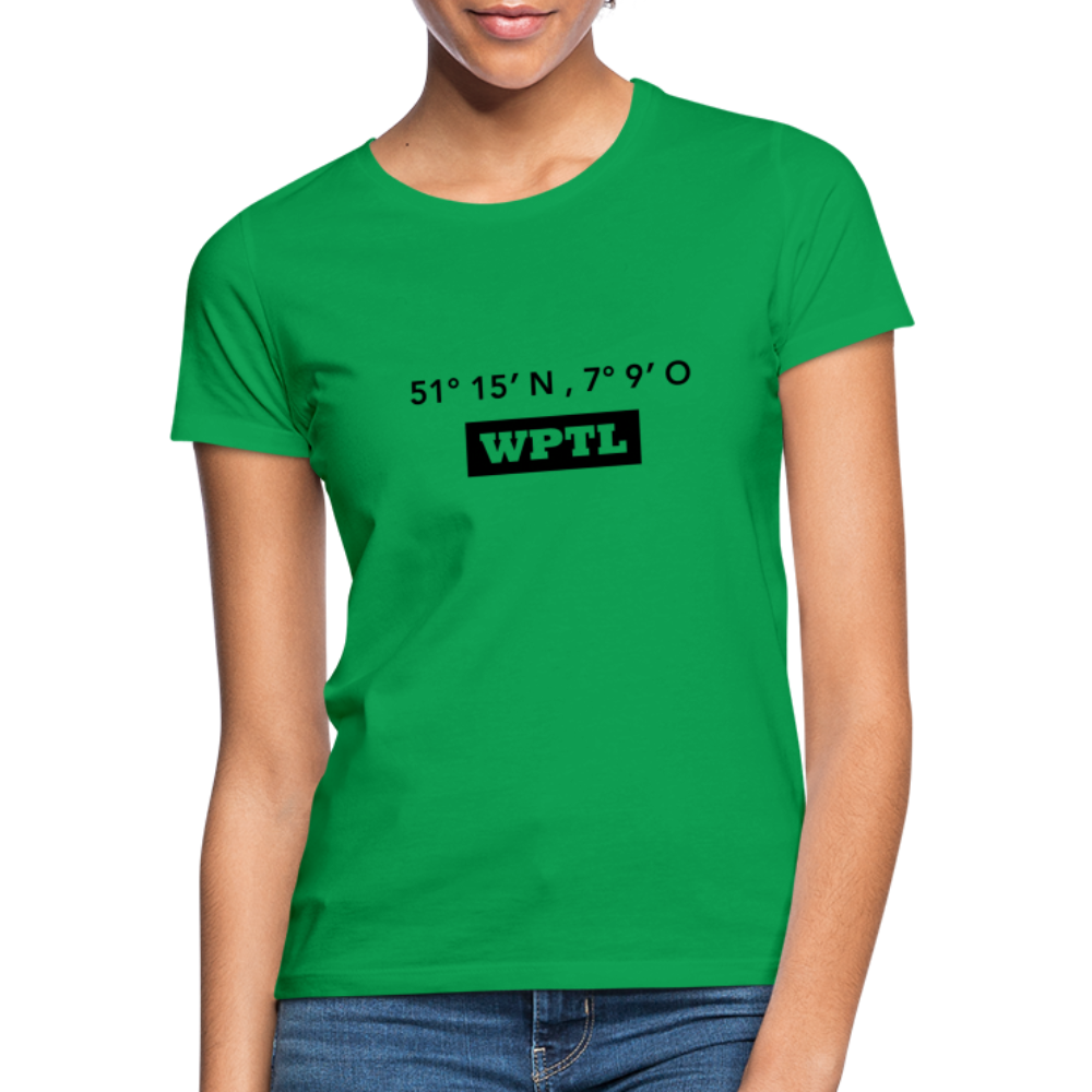T-Shirt Ladies WPTL "GPS" - kelly green