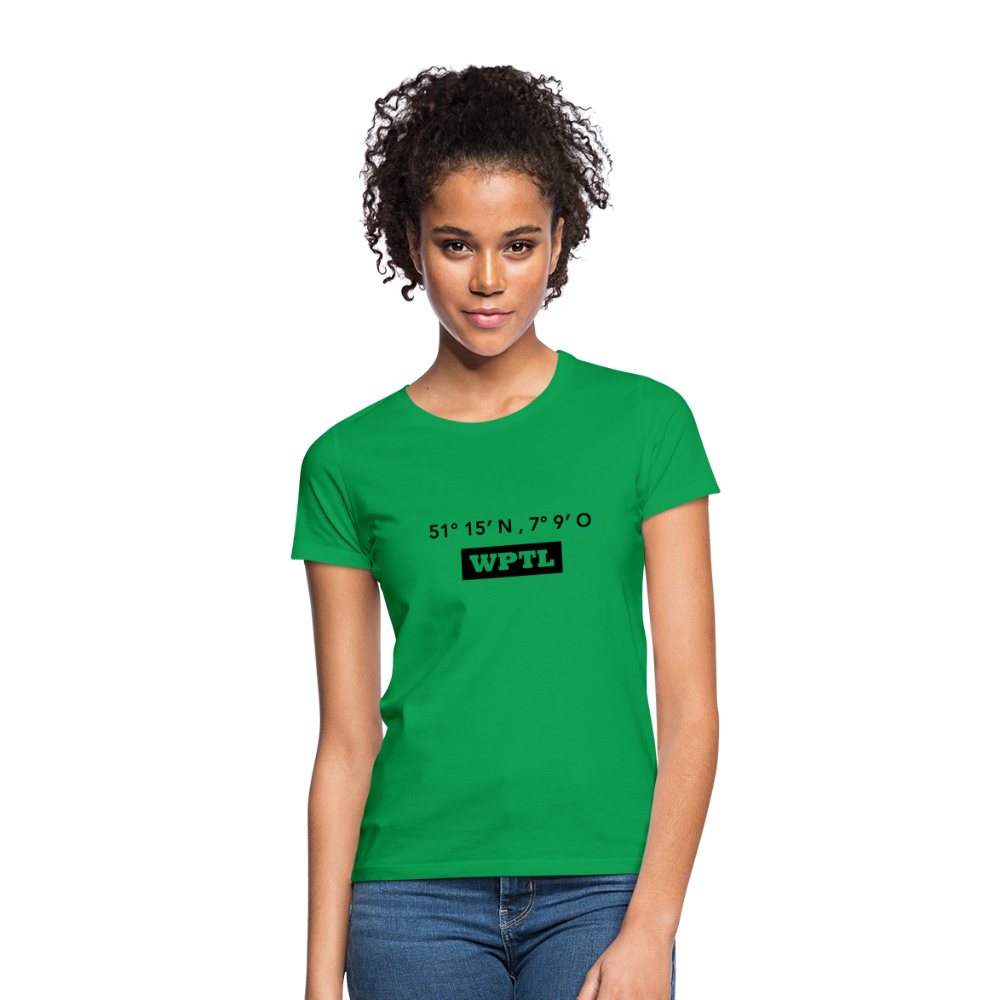 T-Shirt Ladies WPTL "GPS" - kelly green