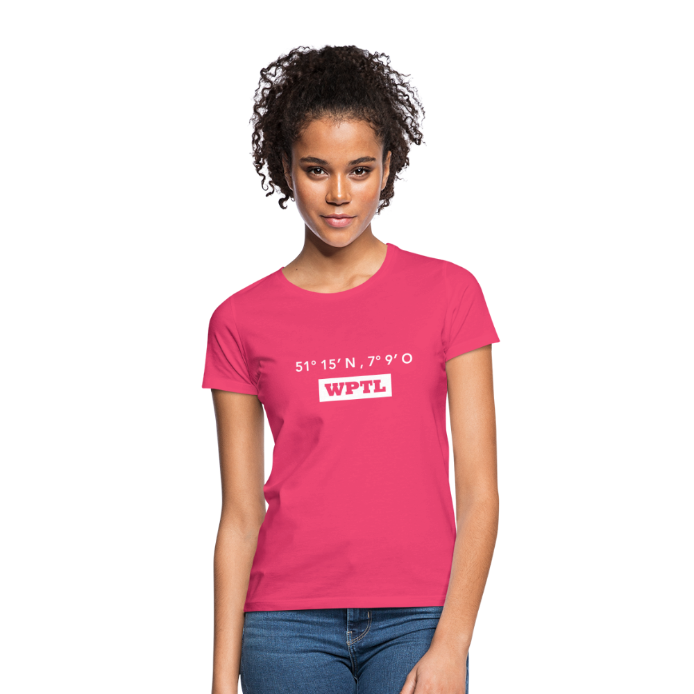 T-Shirt Ladies WPTL "GPS" Bright Edition - azalea