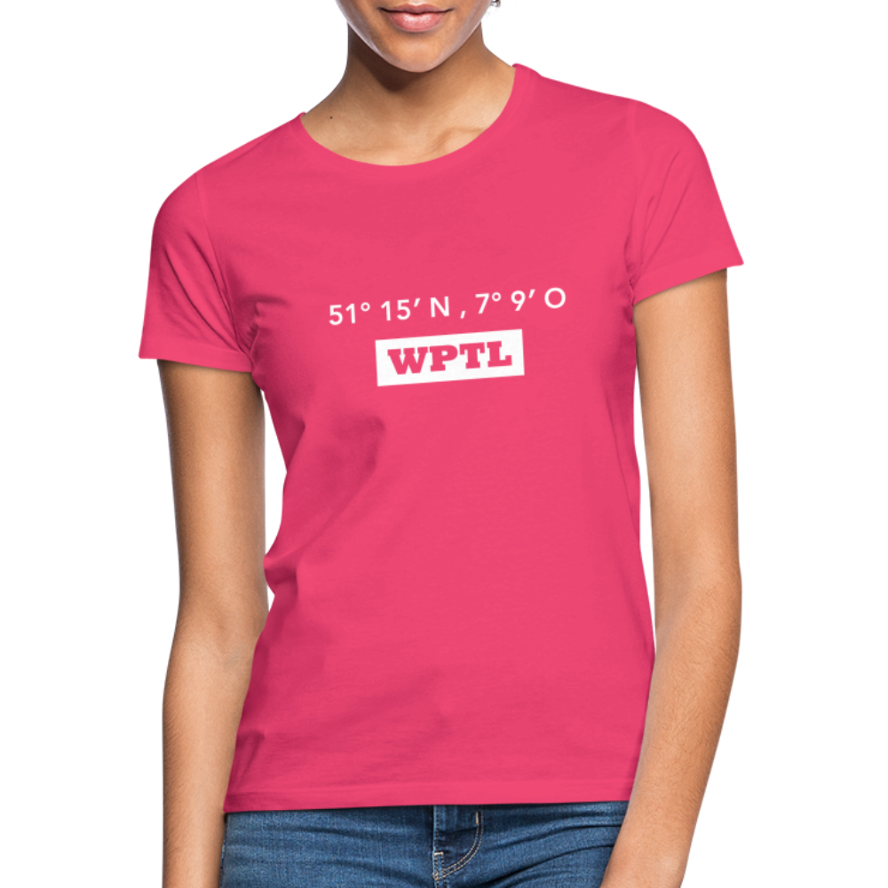 T-Shirt Ladies WPTL "GPS" Bright Edition - azalea