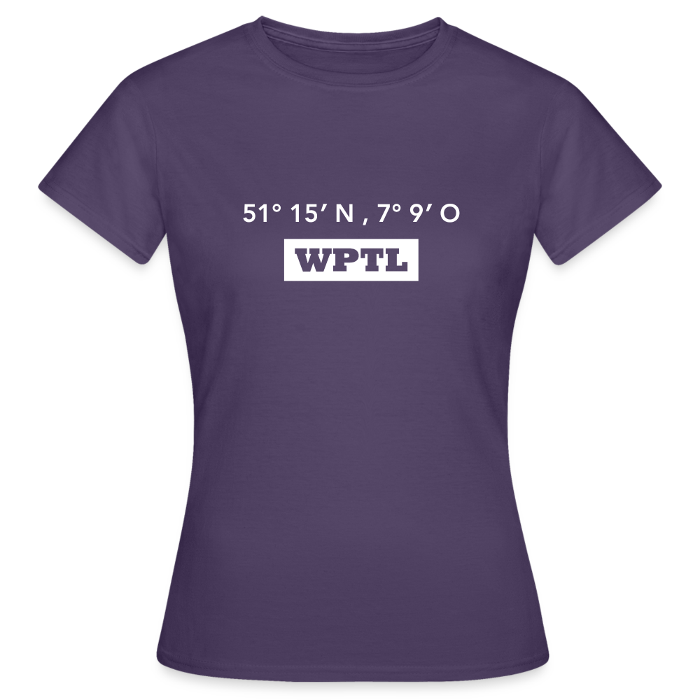 T-Shirt Ladies WPTL "GPS" Bright Edition - dark purple