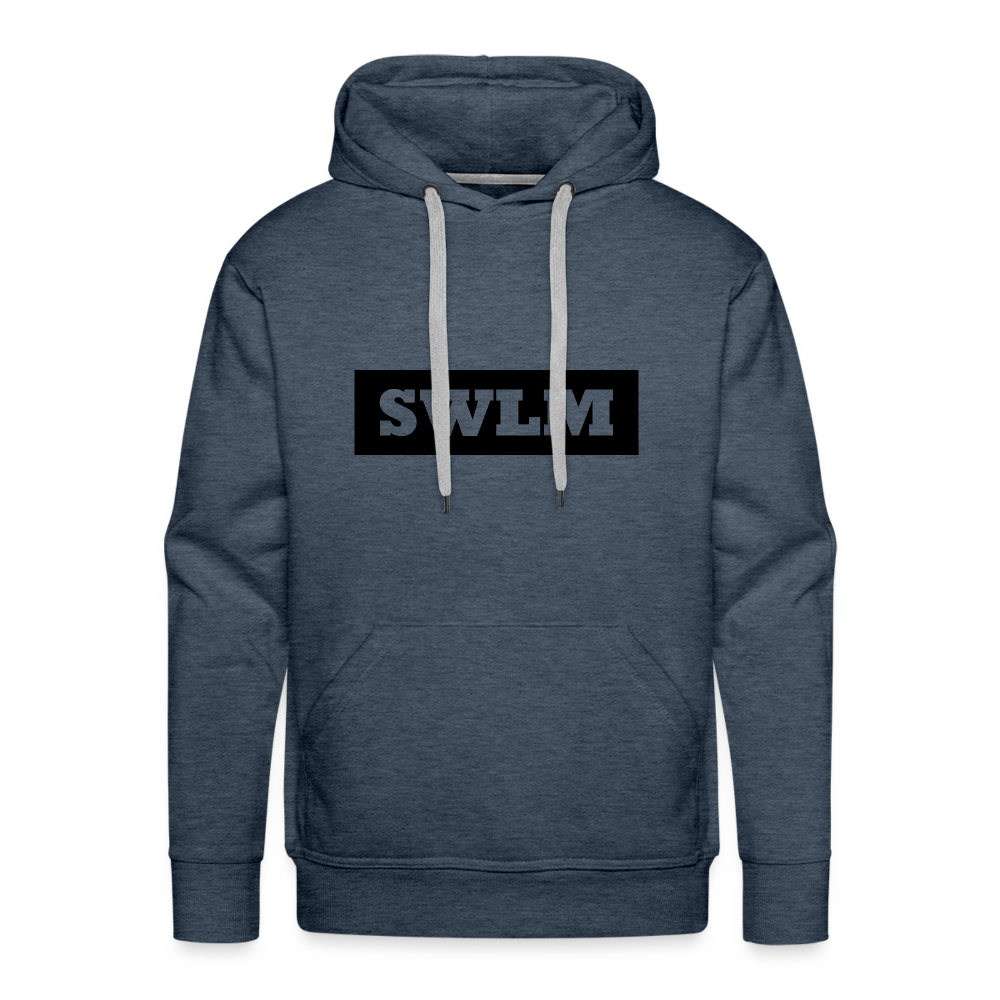 Hoodie Schwelm "SWLM" Dark Edition - heather denim