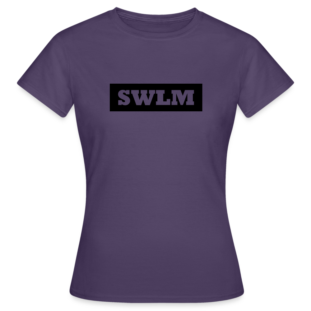 T-Shirt Ladies Schwelm "SWLM" - dark purple