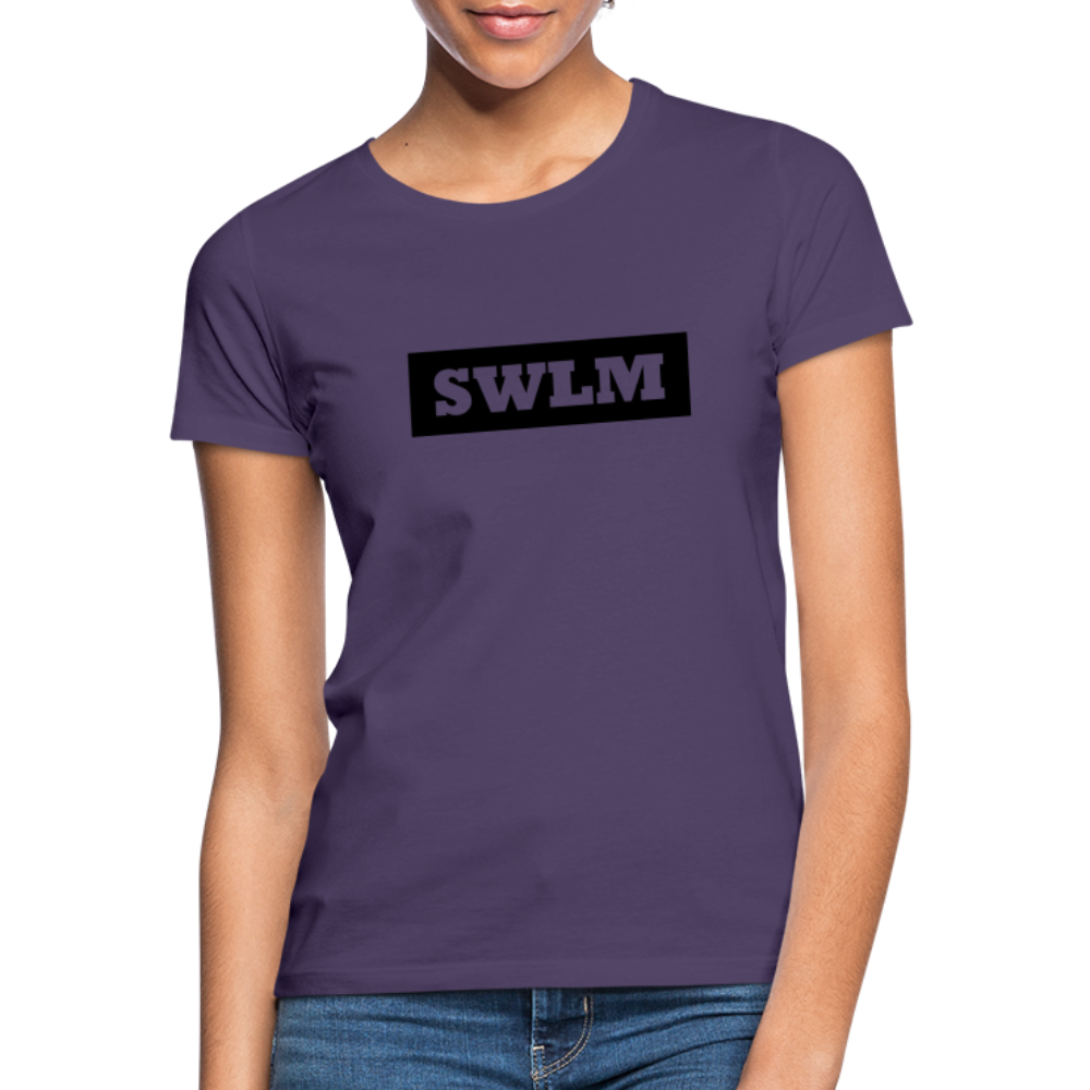 T-Shirt Ladies Schwelm "SWLM" - dark purple