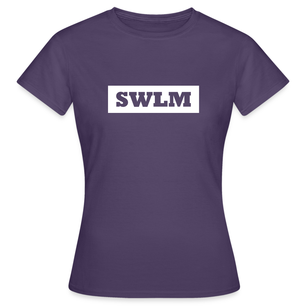 T-Shirt Ladies Schwelm "SWLM" Bright Edition - dark purple