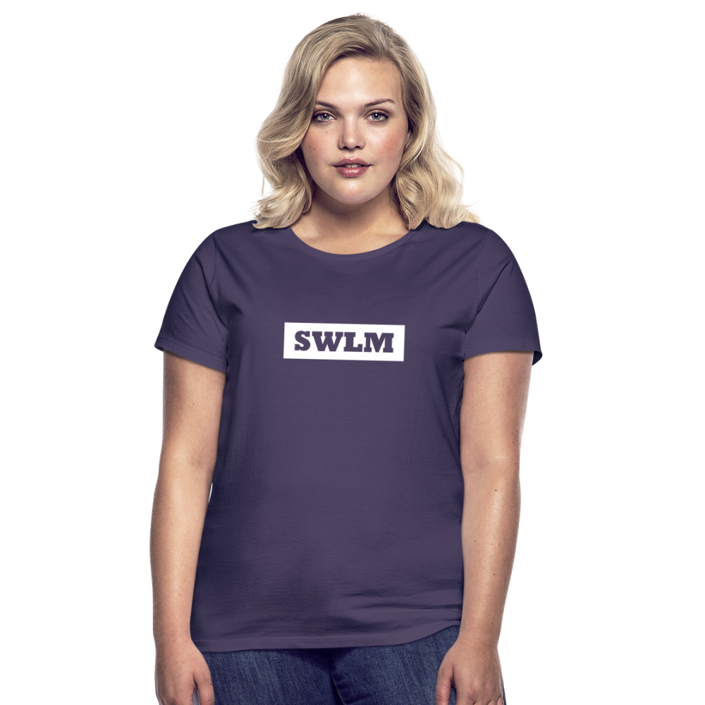 T-Shirt Ladies Schwelm "SWLM" Bright Edition - dark purple