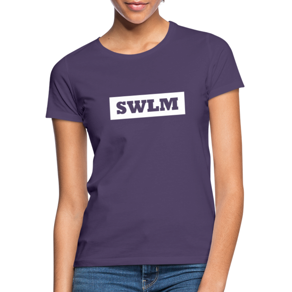 T-Shirt Ladies Schwelm "SWLM" Bright Edition - dark purple