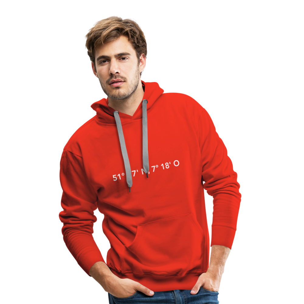 Hoodie Schwelm "GPS" Bright Edition - red