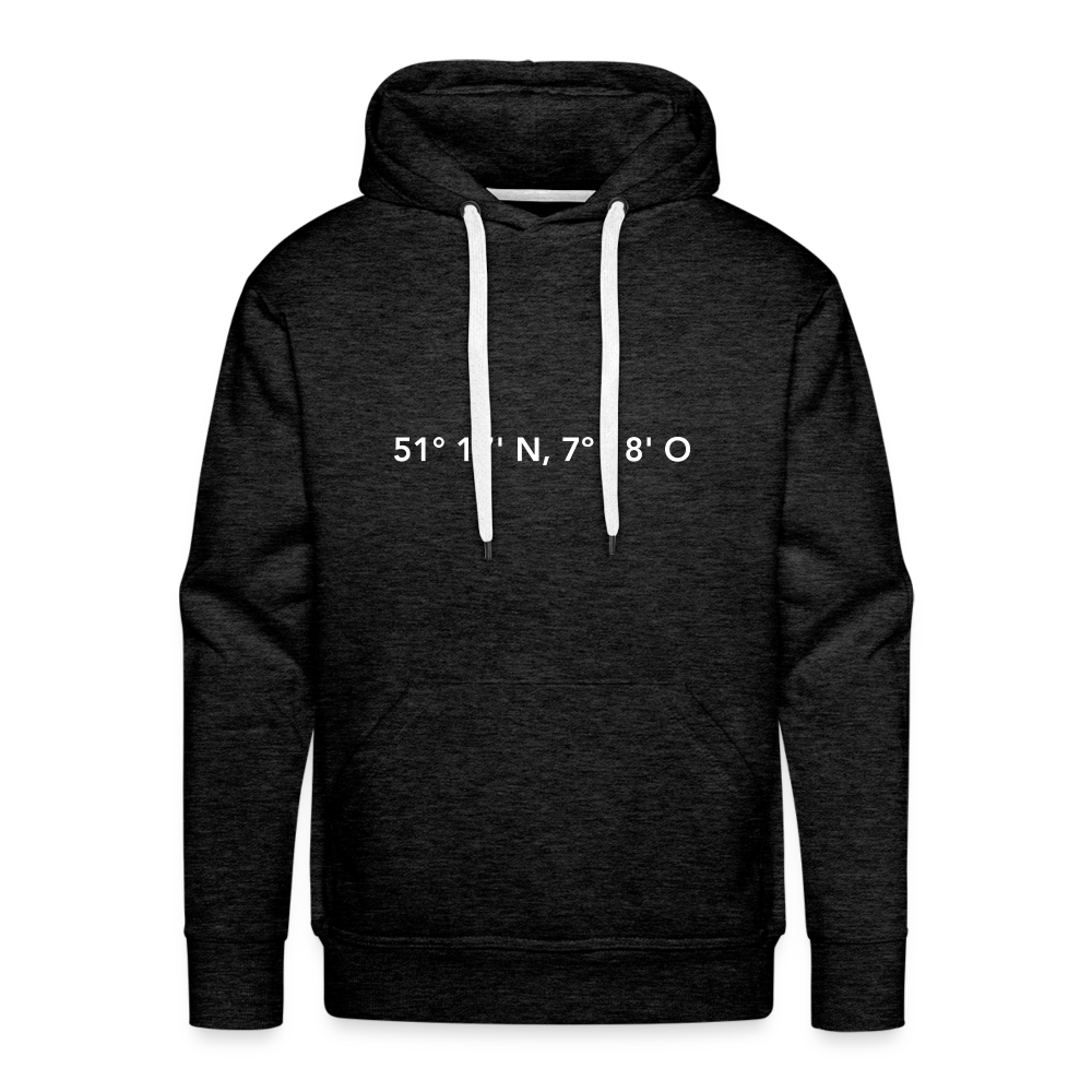 Hoodie Schwelm "GPS" Bright Edition - charcoal grey