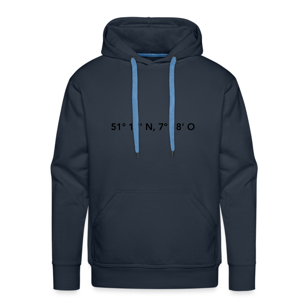 Hoodie Schwelm "GPS" Dark Edition - navy
