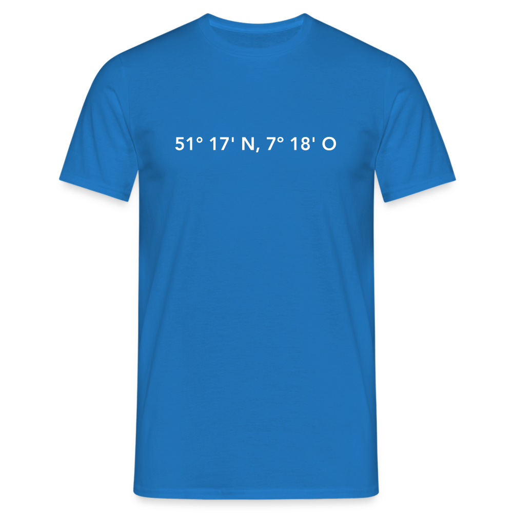 T-Shirt Schwelm "GPS" Bright Edition - royal blue