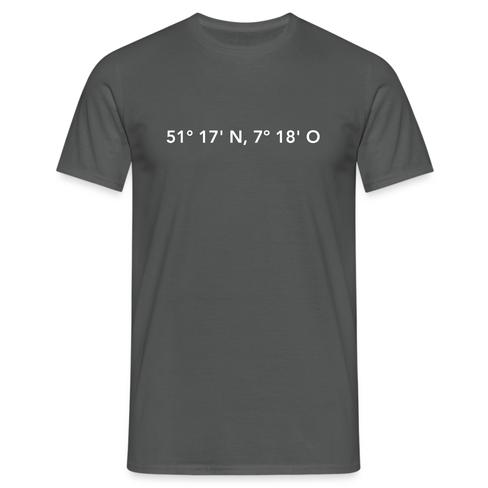 T-Shirt Schwelm "GPS" Bright Edition - charcoal grey